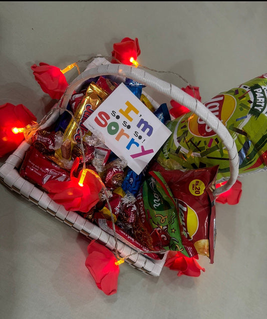 The Sweet Apology Snack Basket