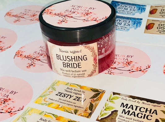 BLUSHING BRIDE (Body Scrub by "Nania rajpoot")