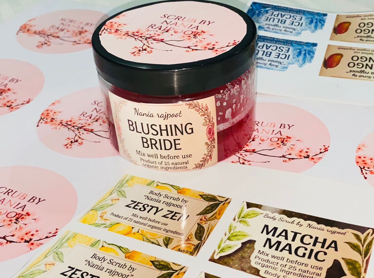 BLUSHING BRIDE (Body Scrub by "Nania rajpoot")