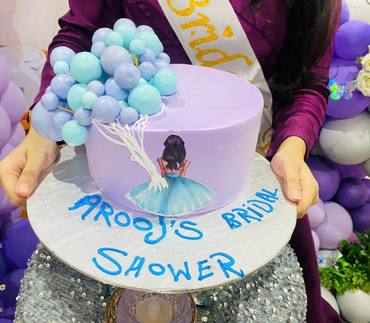 The Lavender Whimsy Bridal Cake