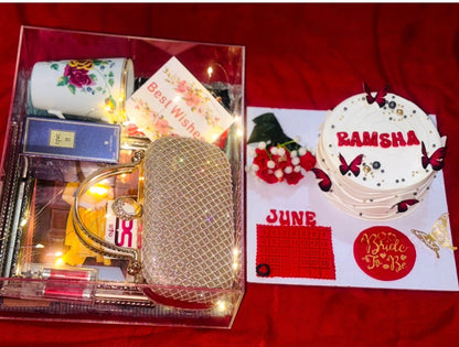 The Royal Bridal Bliss Acrylic Hamper