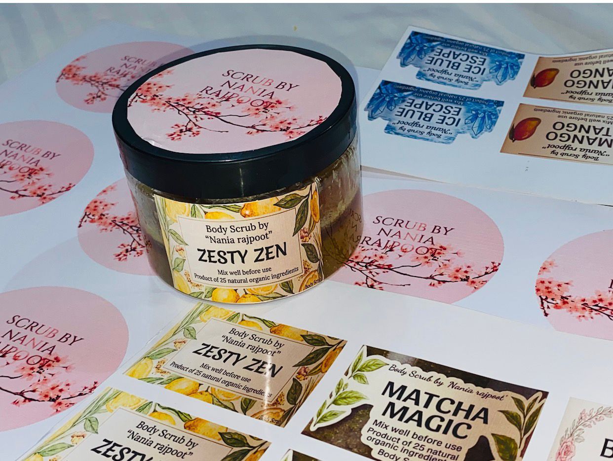 ZESTY ZEN (Body Scrub by "Nania rajpoot")