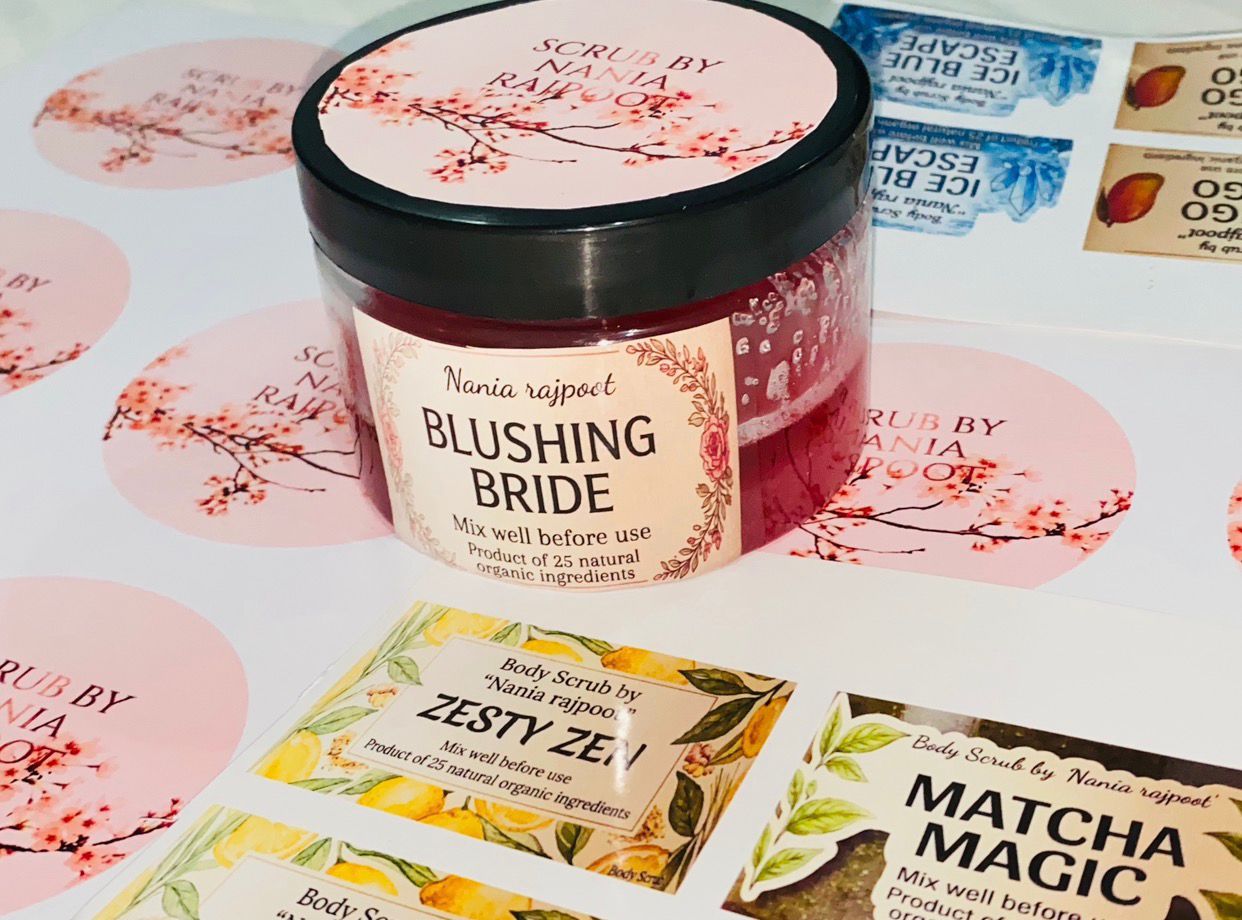 BLUSHING BRIDE (Body Scrub by "Nania rajpoot")
