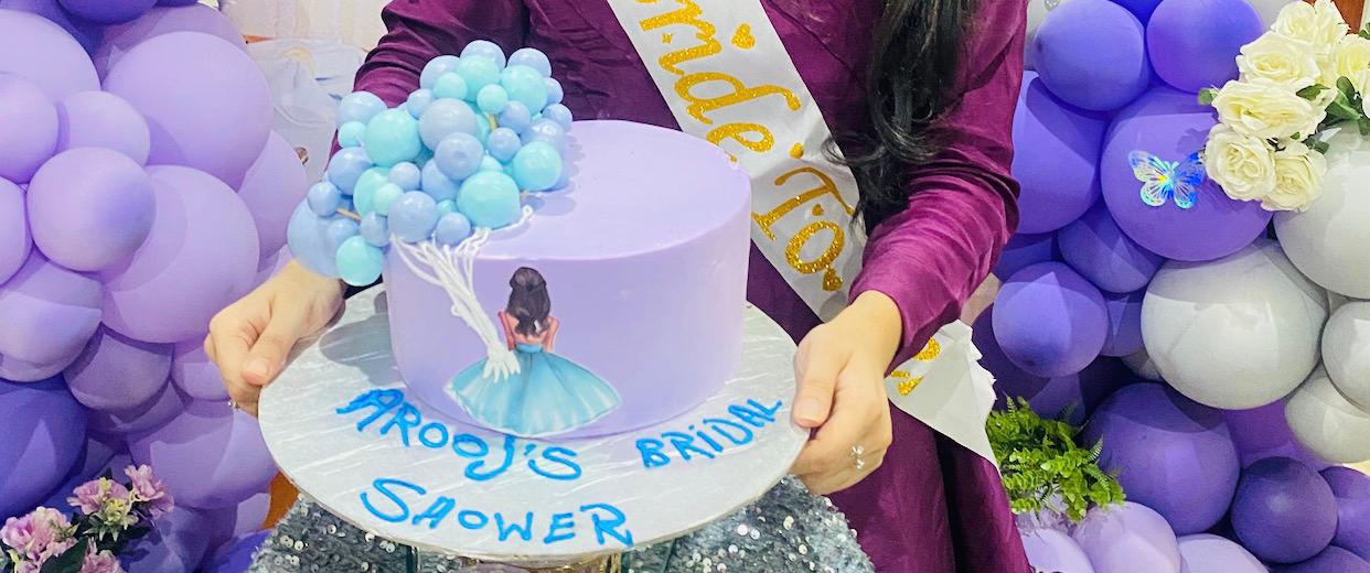 The Lavender Whimsy Bridal Cake